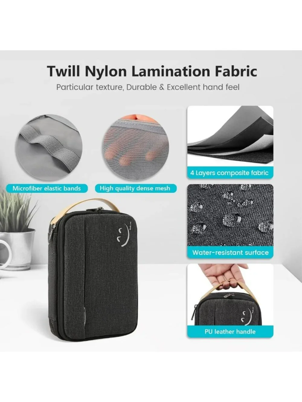 Travel Electronics Organizer Bag | Cord & Accessory Storage for Travel